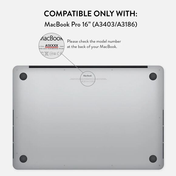 MacBook Pro 16" 2 Inch Plastic Hard Case A2485/A2141 Pink Marble Keyboard Cover - Picture 2 of 5